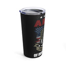 Noble Warriors: 20oz Military Design Tumbler - Embracing the Army's Excellence