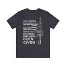 Intelligent Valor: Military Design T-Shirt Celebrating Adaptive Decision-Making