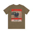 Unsung Heroes: Veterans Defending Our Freedom - Military Design T-Shirt Respecting Real-Life Superheroes