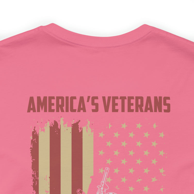 Embodying America's Ideals: Military Design T-Shirt Honoring Our Veteran's Legacy