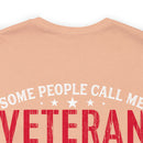 VETERAN: A Proud Title, But Mom is My Greatest Honor - Military Design T-Shirt