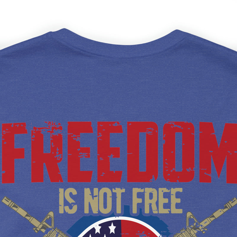 United States Veteran: Freedom Isn't Free - Military Design T-Shirt Honoring Sacrifice