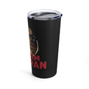 Vietnam Veteran Tribute: 20oz Black Military Design Tumbler for Your Patriotic Refreshments