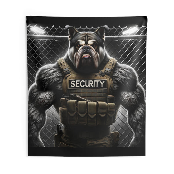 Tactical Bulldog Security Tapestry