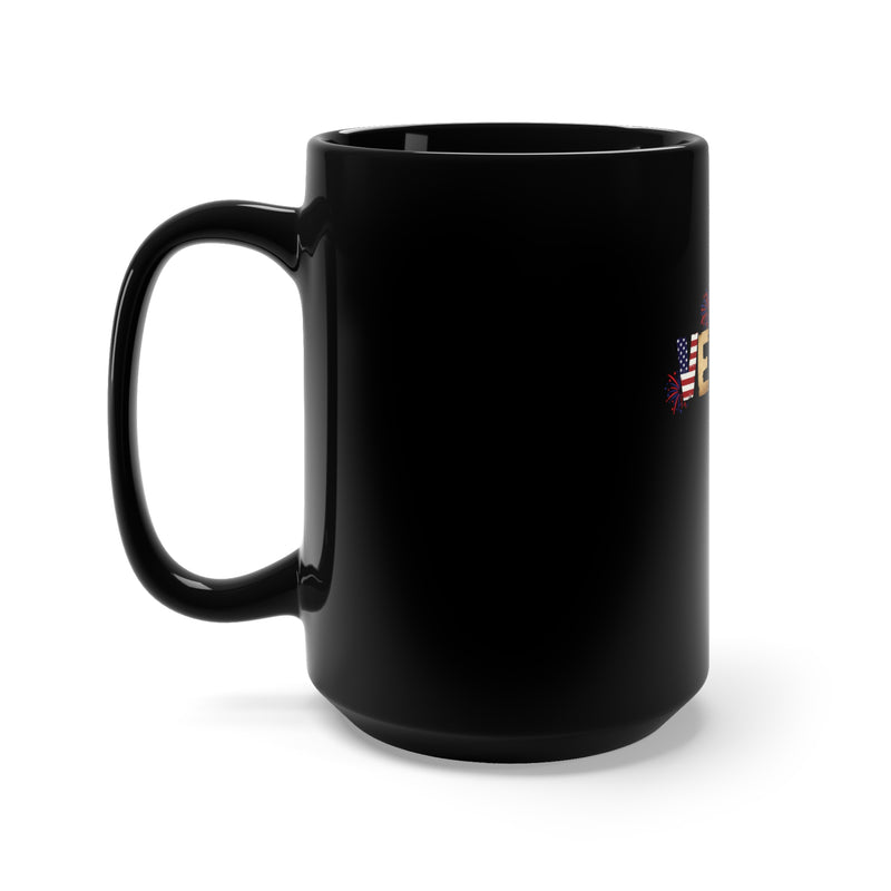 Salute Our Heroes with the 15oz Military Design Black Mug: Veteran Appreciation Edition