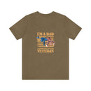 Triple Legacy: Dad, Grandpa, and Vietnam Veteran - Military Design T-Shirt Celebrating Generations