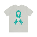 Veteran PTSD Awareness Teal Ribbon Design T-Shirt