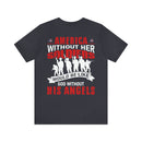 America Without Her Soldiers: Military Design T-Shirt Honoring Our Heroes