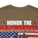 Remembering Sacrifice, Honoring Service: Military T-Shirt with Inspiring Design
