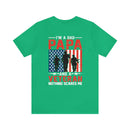 Fearless Father: Dad, Papa, Veteran - Military Design T-Shirt Celebrating Courage and Love