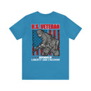 Defender of Liberty and Freedom: U.S. Veteran Military Design T-Shirt
