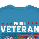 PROUD VETERAN OF THE UNITED STATES ARMY" - Military Inspired Design Premium T-Shirt