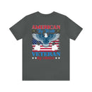 Patriotism Personified: Military Design T-Shirt - American by Birth, Veteran by Choice