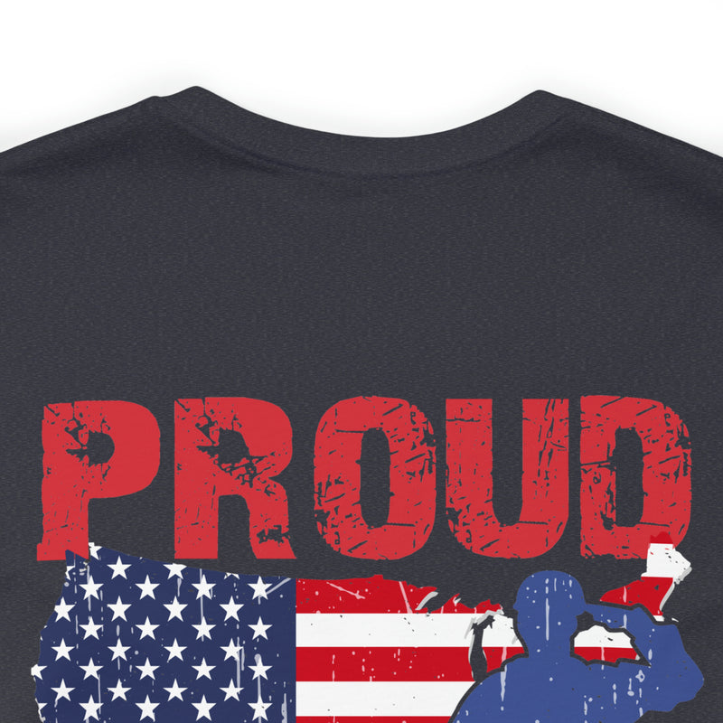 Proud Dad of a Veteran: Military Design T-Shirt - Wear Your Pride!