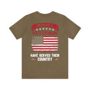 America's Veterans: Honoring Those Who Served with Military Design T-Shirt