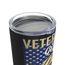 Veteran's Girl Zone - 20oz Military Design Tumbler: 'Keep Back 200 Feet' - Black Background