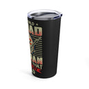 A Worldly Veteran: 20oz Military Design Tumbler, Celebrating the Cherished Bond