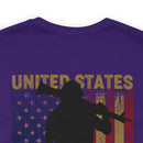 United States Veteran: Honoring Service with Military Design T-Shirt