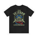 Timeless Service: Military Design T-Shirt - 'I'm a Veteran - My Oath of Enlistment Has No Expiration Date