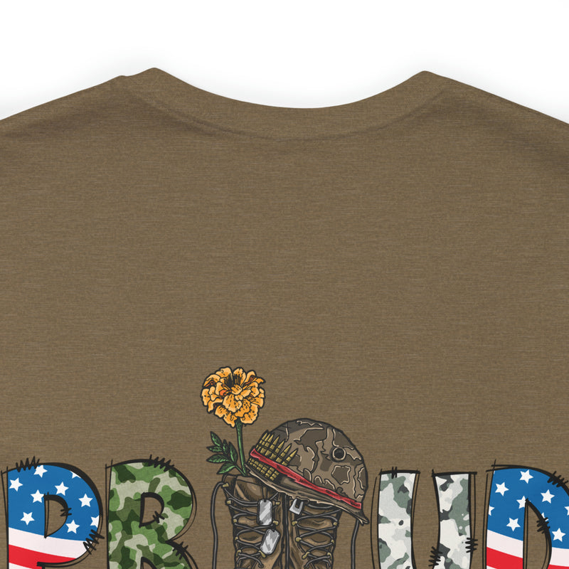 Proud Veteran: Military Design T-Shirt - Wear Your Service with Honor!