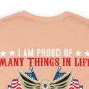 Pride in Heritage: Military Design T-Shirt - 'I Am Proud of Many Things in Life, but Nothing Beats Being a Veteran's Daughter