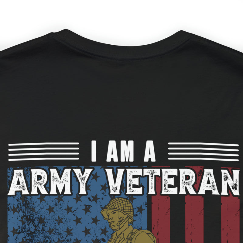 Veteran's Wit and Skill: Military T-Shirt - 'I Am an Army Veteran, I Can Fix Stupid But It's Gonna Hurt