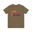 Dad, Grandpa, Veteran: Military Design T-Shirt Celebrating Family Heroes!