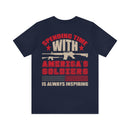 Inspiring Encounters: Spending Time with America's Soldiers Military T-Shirt