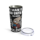 Soldier's Essence: 20oz Military Design Tumbler - Embodying Strength and Courage