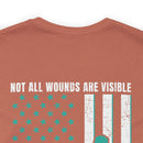 Veteran PTSD Not All Wounds Are Visible Soft cotton T-Shirt