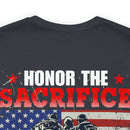 Remembering Sacrifice, Honoring Service: Military T-Shirt with Inspiring Design