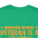 Unyielding Support: Military Design T-Shirt Celebrating Veteran Families