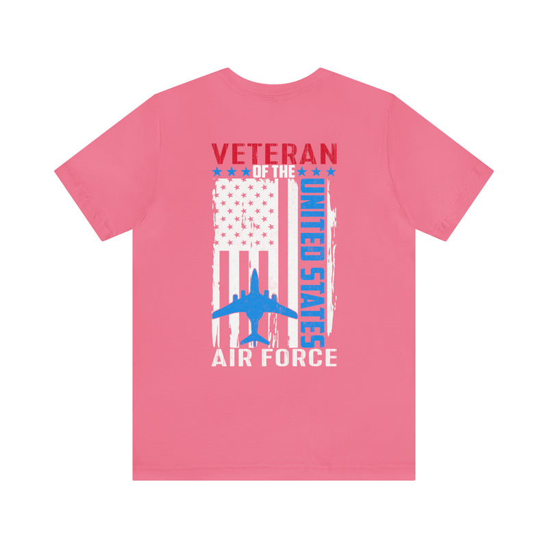 Proudly Representing: Veteran of the United States Air Force Military Design T-Shirt