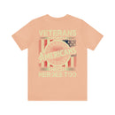 Veterans: American Heroes - Military Design T-Shirt for Patriotism and Appreciation