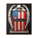 Guardian’s Grief” Framed Canvas