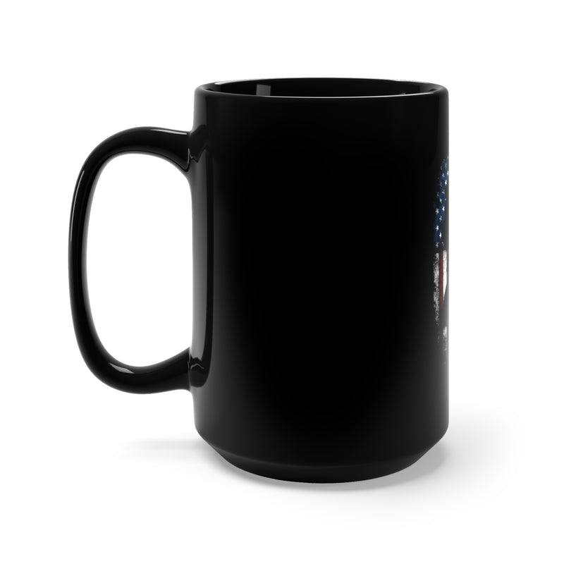 Embrace Your Veteran Status with the 15oz Military Design Black Mug: Veteran Pride Edition
