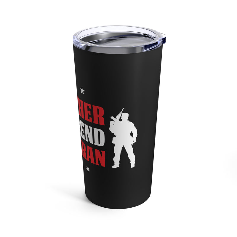 Celebrate the Father, the Legend, the Veteran: 20oz Military Design Tumbler