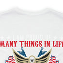 Pride in Heritage: Military Design T-Shirt - 'I Am Proud of Many Things in Life, but Nothing Beats Being a Veteran's Daughter