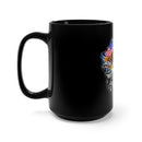 Honoring Service with Military Design: 15oz Vietnam Veteran Double Flag Black Mug