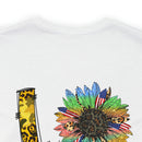 Love & Honor: Military Design T-Shirt Celebrating Unity and Courage