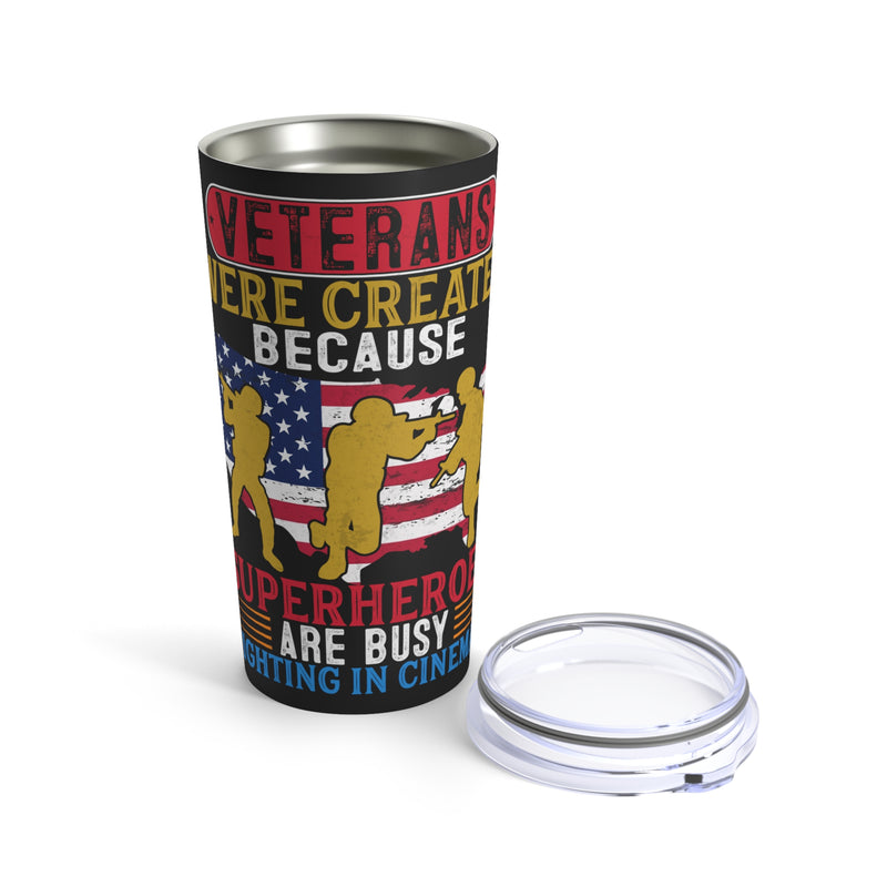 Real-Life Heroes: Celebrate the Valor of Veterans with our 20oz Military Design Tumbler