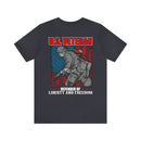 Defender of Liberty and Freedom: U.S. Veteran Military Design T-Shirt
