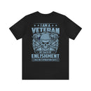 Eternal Oath: Military Design T-Shirt - 'I Am a Veteran - My Oath of Enlistment Has No Expiration Date