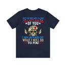 Unshakable Resolve: Military Design T-Shirt - Fearless in the Face of Adversity