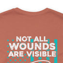 Not All Wounds Are Visible: PTSD T-Shirt T-Shirt Unveiling Hidden Battles