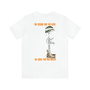 United in Resilience: Military T-Shirt with 'We Stand for the Flag' Design