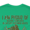 Daughter of a Veteran: Military Design T-Shirt - 'Proud of Many Things, but Nothing Beats Being a Veteran's Daughter