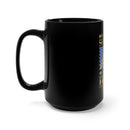 Dad: Beloved by My Favorite Soldier - Military Design Black Mug, 15oz
