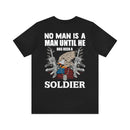 Soldier's Journey: Military Design T-Shirt Celebrating Valor and Transformation