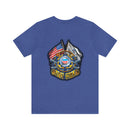 Guardians of the Coast: Military T-Shirt with 'Double Flag Coast Guard' Design